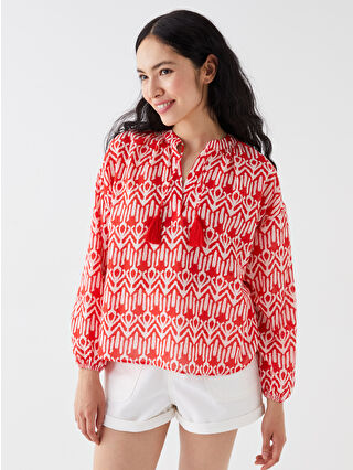 Red Printed