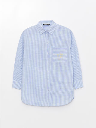 Açık Mavi Çizgili