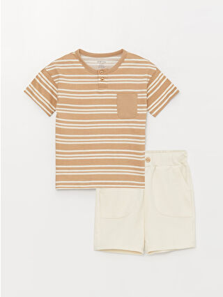 Dark Beige Printed