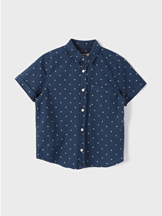 Navy Printed