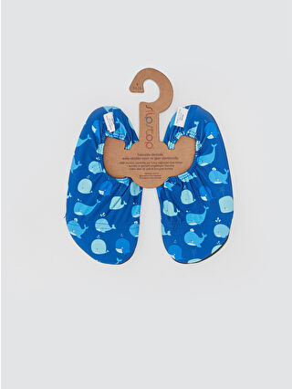 Pale Aqua Blue Printed