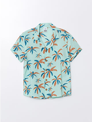 Light Turquoise Printed