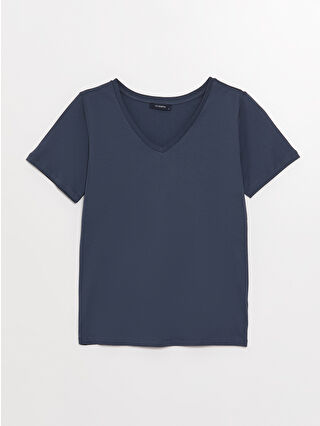 Koyu Lacivert Baskılı