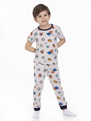 Gri Melanj Baskılı