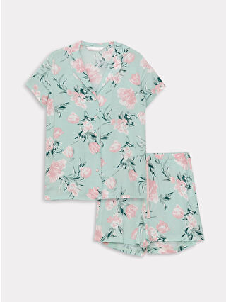 Nane Yeşili Baskılı