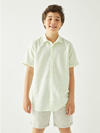 Limon Yeşili Çizgili