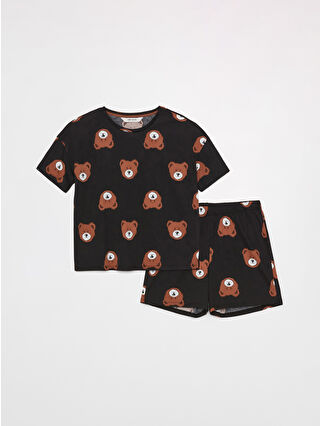 لون فانيلا مطبوع