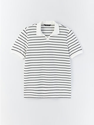 لون فانيلا مخطط