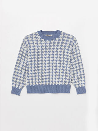 Blue Jacquard