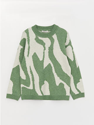 Mid Green Jacquard