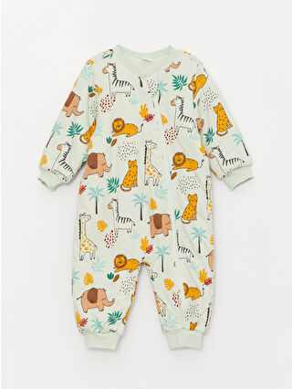 Pale Green Printed
