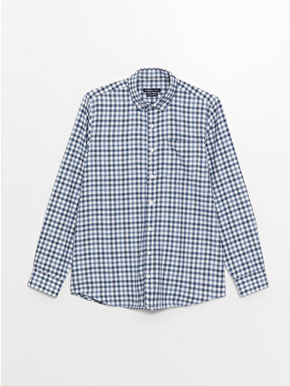 Indigo Checked