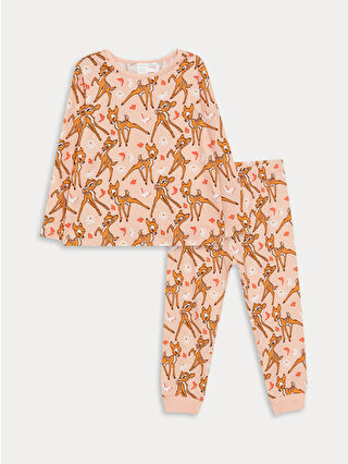 Açık Pembe Baskılı