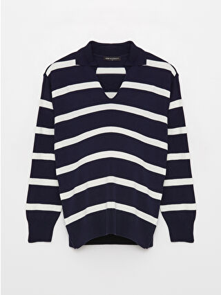 Navy Striped