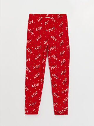 Bright Red Printed