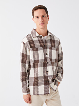 LCW Vision Regular Fit Long Sleeve Plaid Men's Flannel Shirt