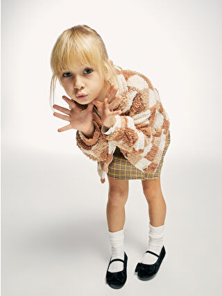 Açık Kahverengi Baskılı