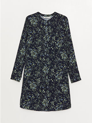 لون كحلي ساطع مطبوع