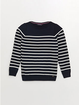 Dark Navy Striped