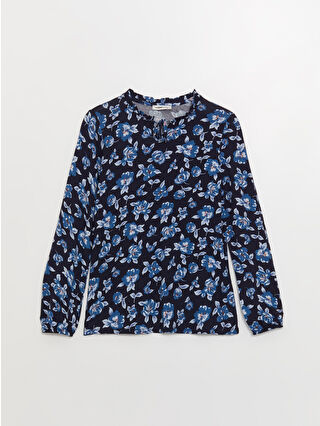 Navy Printed