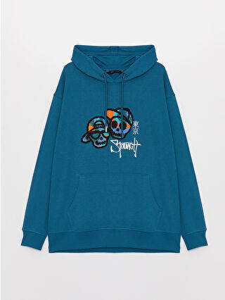 【即納！最大半額！】 Printed Sleeve Long XSIDE Men's -W39182Z8-HHH Hoodie Thick 自転車本体