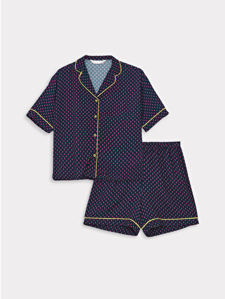 Koyu Petrol Baskılı