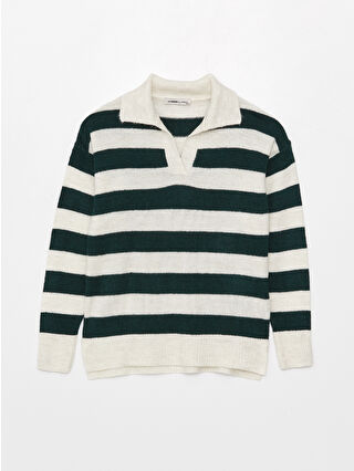 Dark Green Striped