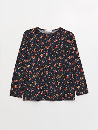 Navy Printed