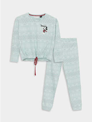 Pastel Green Printed