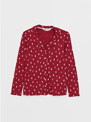 Light Bordeaux Printed