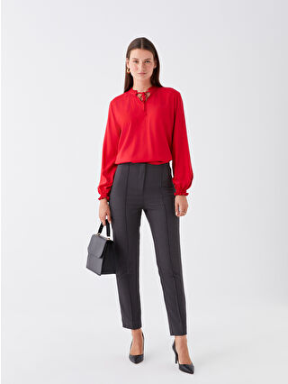 LCWAIKIKI Basic Ženske Uske Jednostavne Pantalone - W3CF66Z8-QBT - LC ...