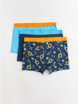 Navy Printed