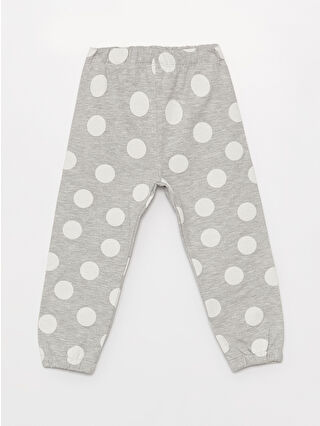 Grey Melange Printed