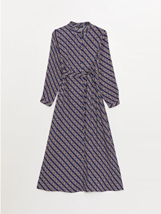 Navy Printed