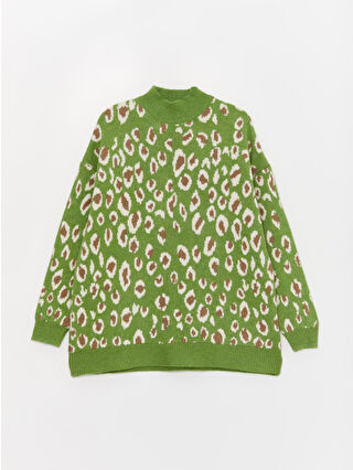Olive Green Jacquard