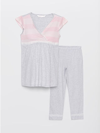 Grey Melange Printed