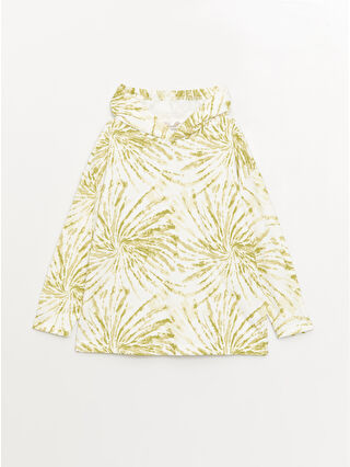 لون أخضر زيتوني مطبوع