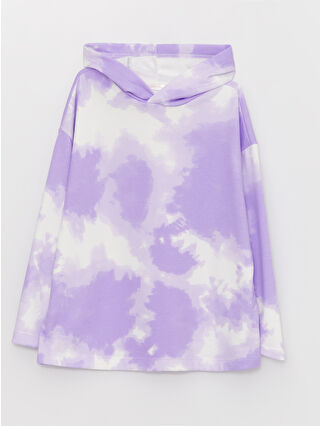 لون ليلكي داكن مطبوع