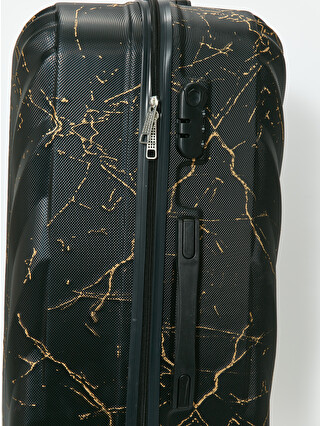 LCW JOY Medium Size Suitcase With Lock Detail Pull Mechanism