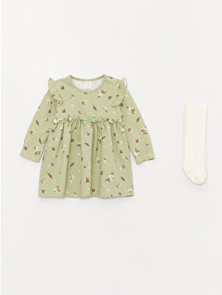 Açık Yeşil Baskılı