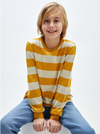 Hardal Sarı Çizgili