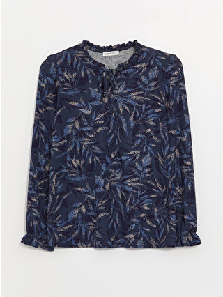 Navy Printed