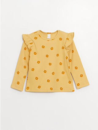 Dull Yellow Printed