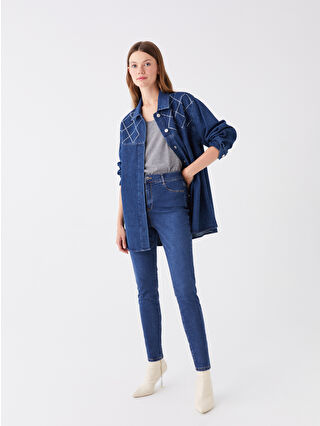 LCWAIKIKI Basic Jupiter Ekstra Uske Ženske Farmerke -W3J182Z8-H45 - LC ...