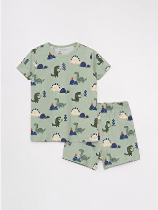 Mat Yeşil Baskılı