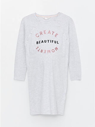 Gri Melanj Baskılı