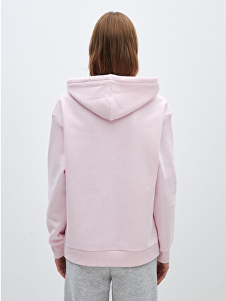 LCW HOME Barbie Baskılı Uzun Kollu Kadın Hoodie - W3K506Z8-JH4