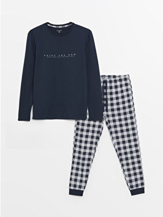 Navy Printed