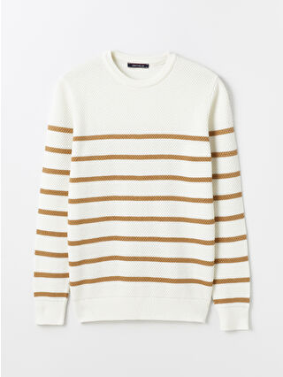 Beige Striped