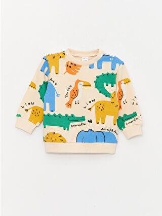 Açık Bej Baskılı